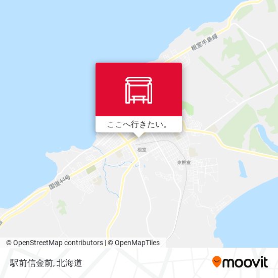 駅前信金前地図