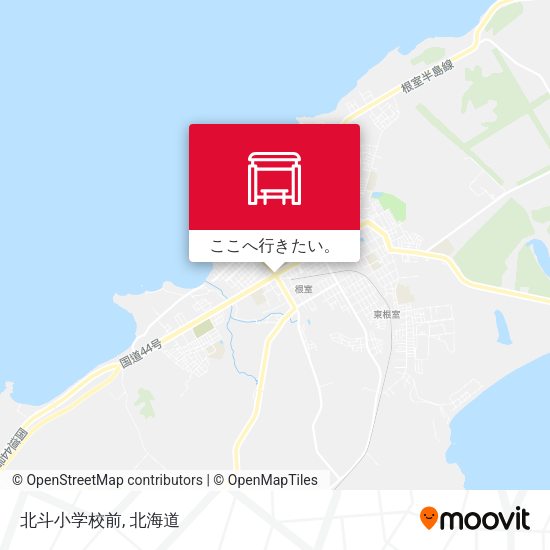北斗小学校前地図