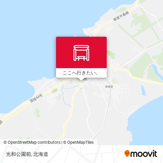 光和公園前地図