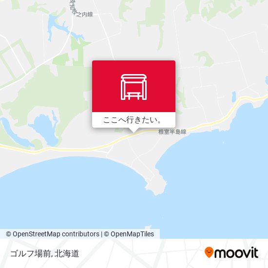 ゴルフ場前地図