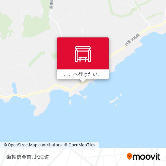 歯舞信金前地図