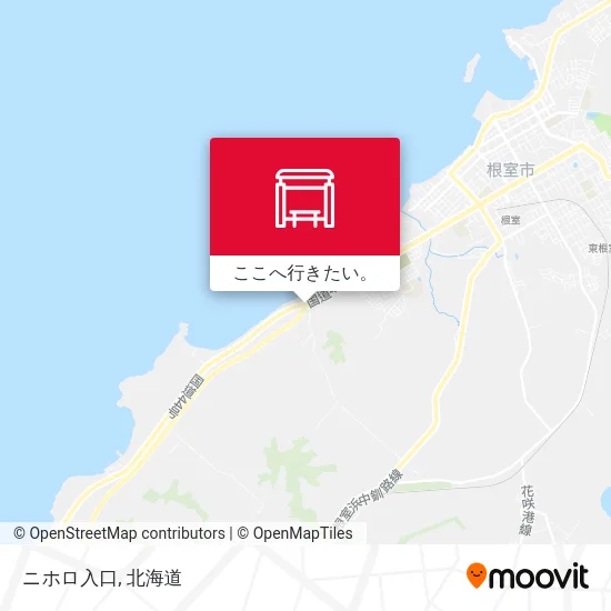 ニホロ入口地図