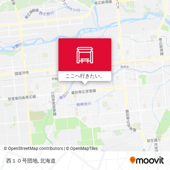 西１０号団地地図