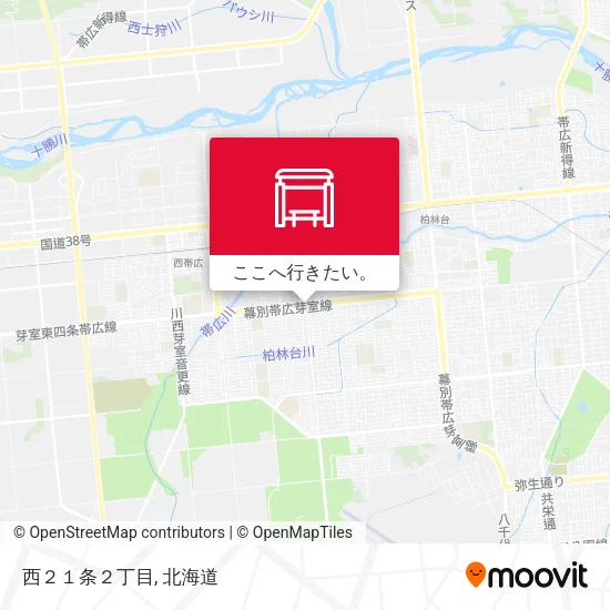 西２１条２丁目地図