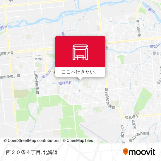 西２０条４丁目地図
