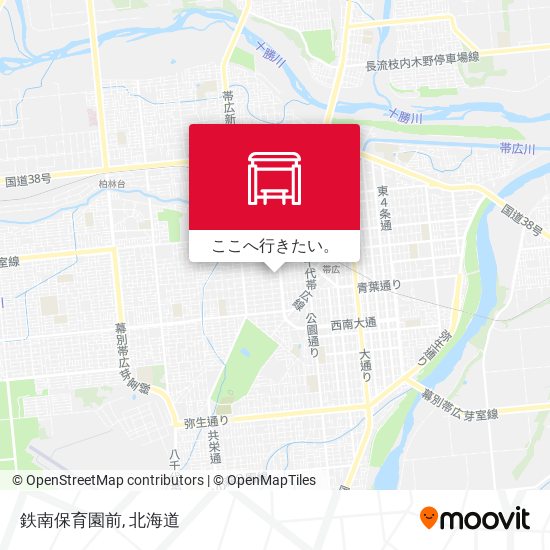 鉄南保育園前地図
