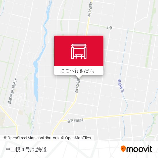 中士幌４号地図
