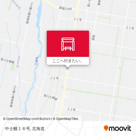 中士幌１６号地図