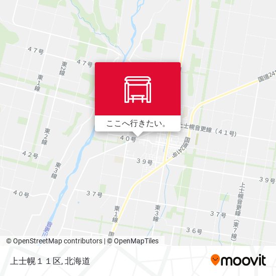 上士幌１１区地図