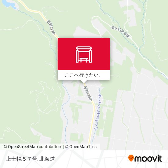 上士幌５７号地図