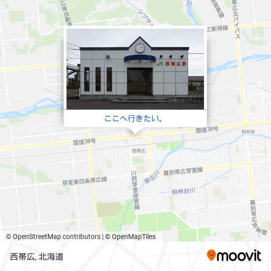 西帯広地図