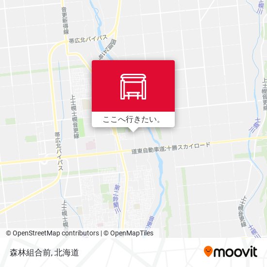 森林組合前地図