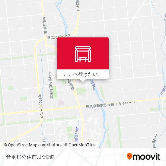 音更梢公住前地図