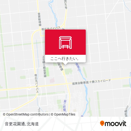 音更花園通地図