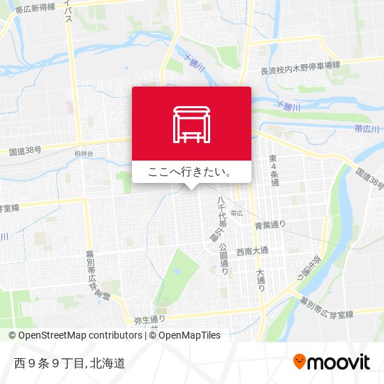 西９条９丁目地図