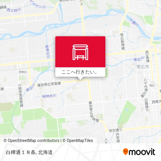 白樺通１８条地図