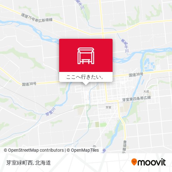 芽室緑町西地図