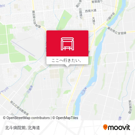 北斗病院前地図