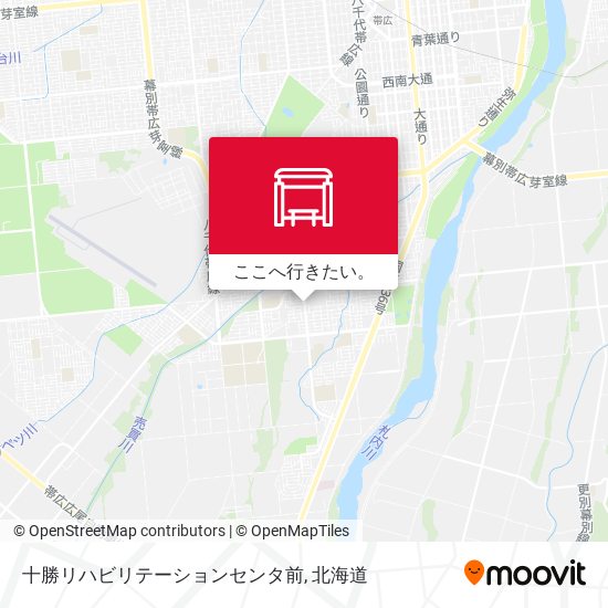 十勝リハビリテーションセンタ前地図