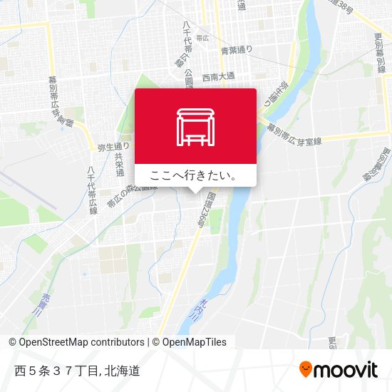 西５条３７丁目地図
