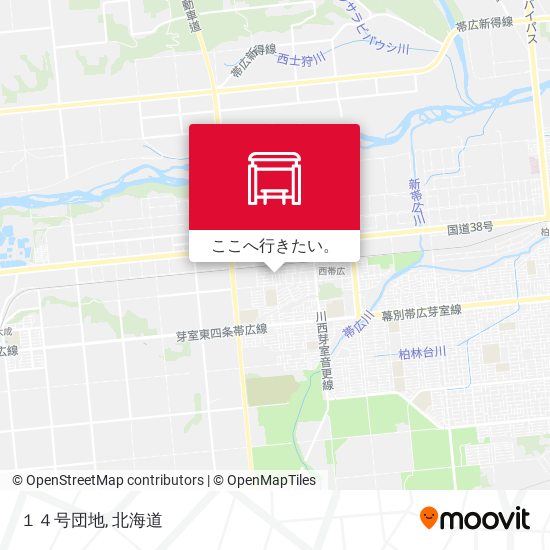 １４号団地地図