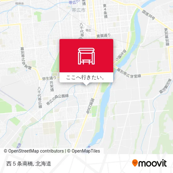 西５条南橋地図