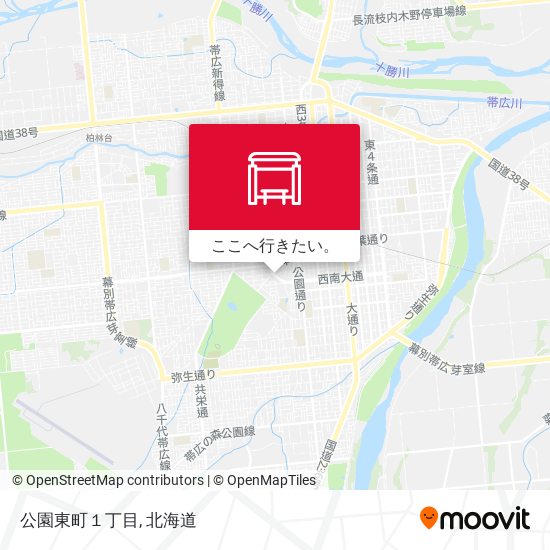 公園東町１丁目地図
