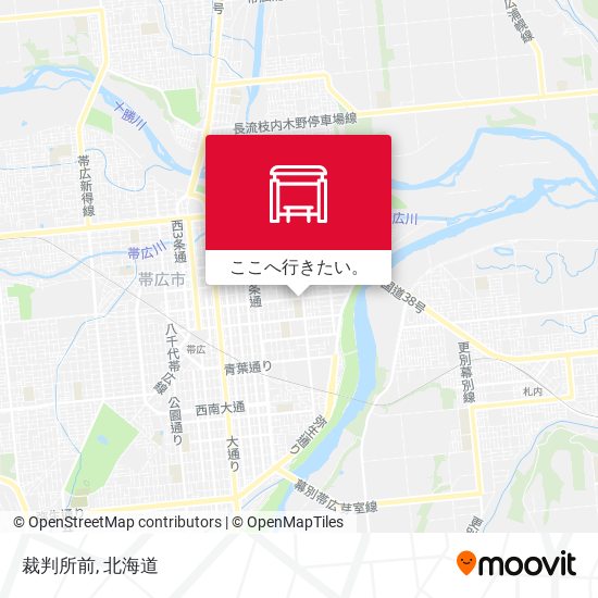 裁判所前地図