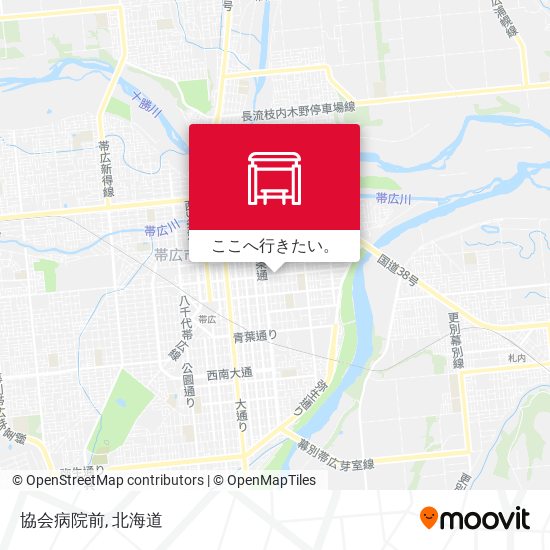 協会病院前地図