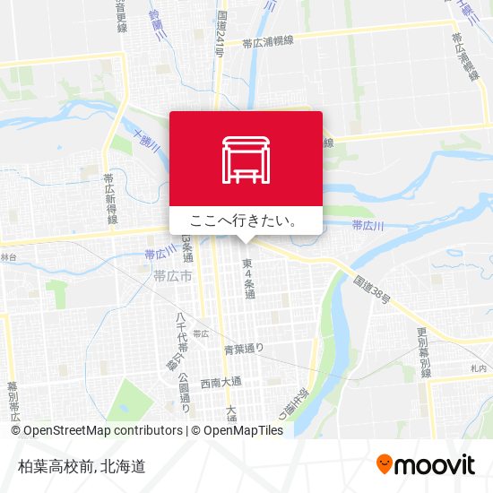 柏葉高校前地図
