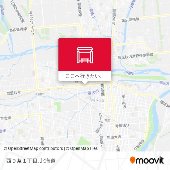 西９条１丁目地図