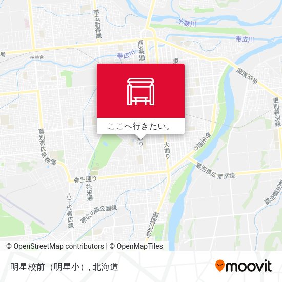 明星校前（明星小）地図