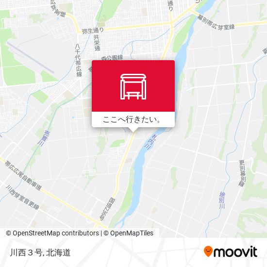 川西３号地図