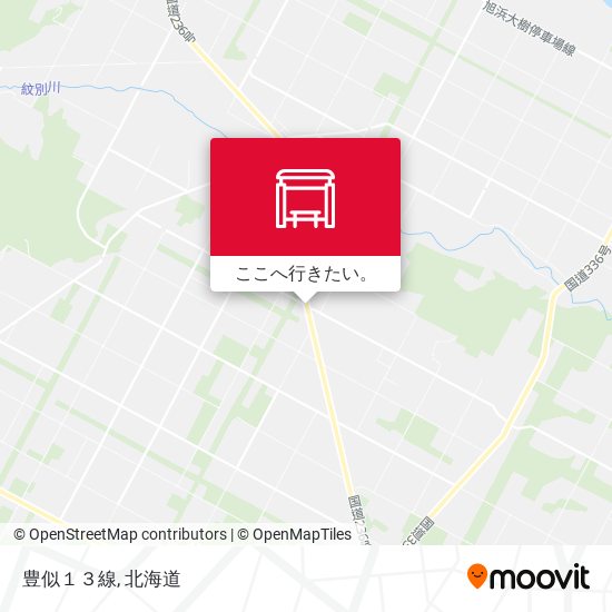 豊似１３線地図