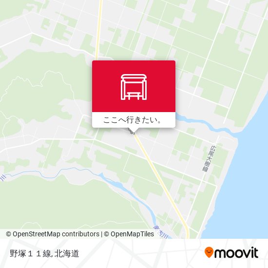 野塚１１線地図