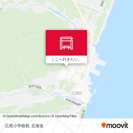 広尾小学校前地図