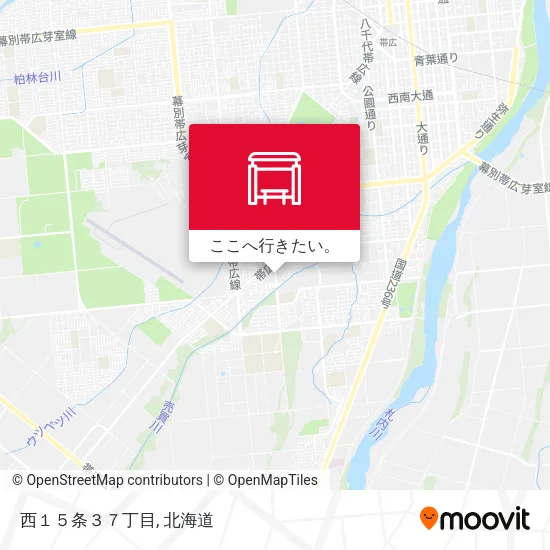 西１５条３７丁目地図