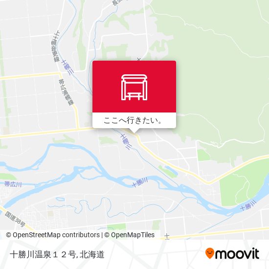 十勝川温泉１２号地図