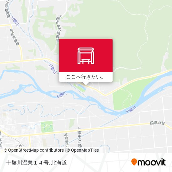 十勝川温泉１４号地図