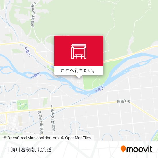 十勝川温泉南地図