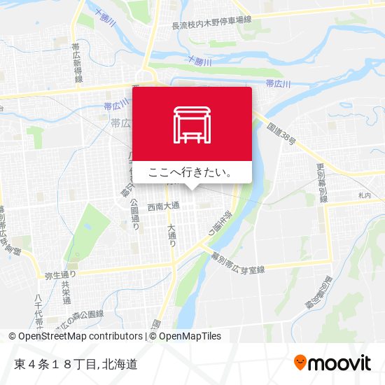 東４条１８丁目地図