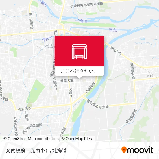 光南校前（光南小）地図