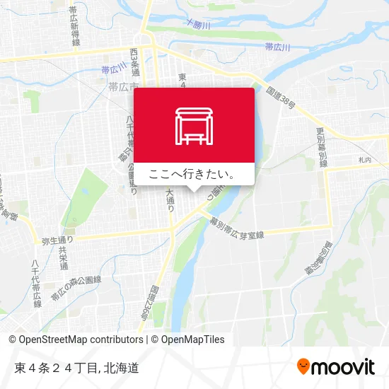 東４条２４丁目地図