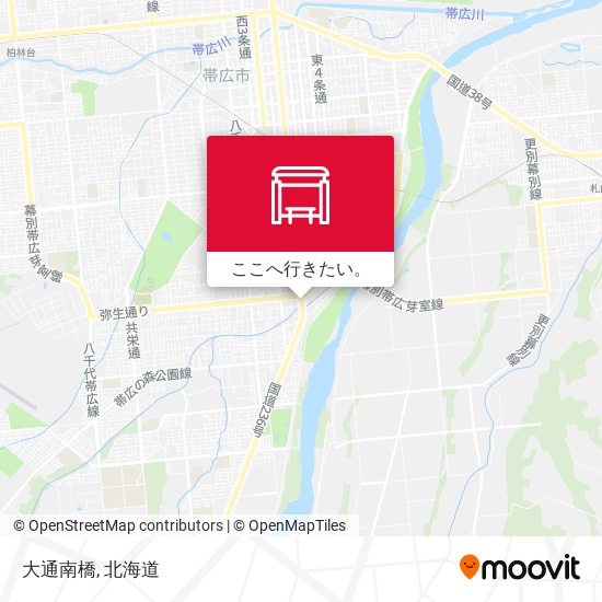 大通南橋地図