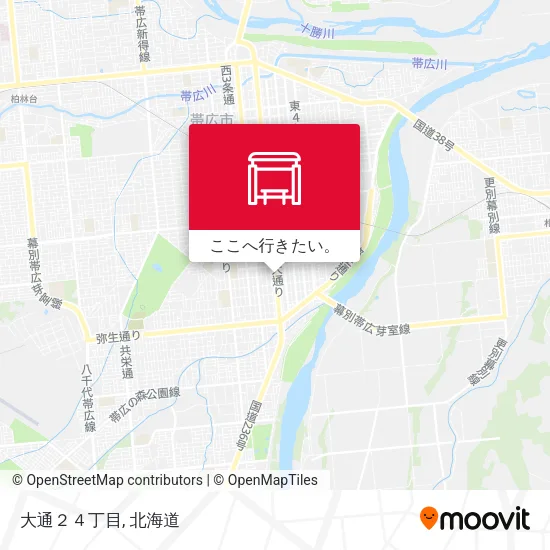 大通２４丁目地図