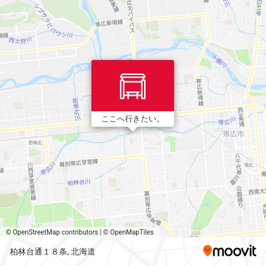 柏林台通１８条地図