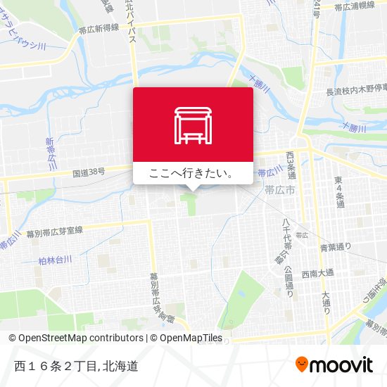 西１６条２丁目地図