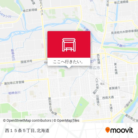 西１５条５丁目地図