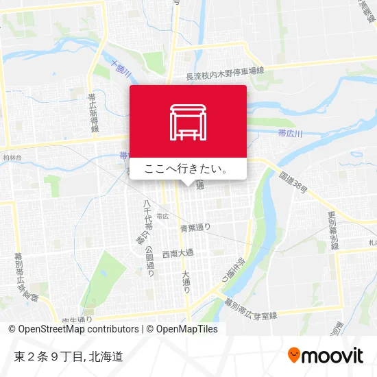 東２条９丁目地図