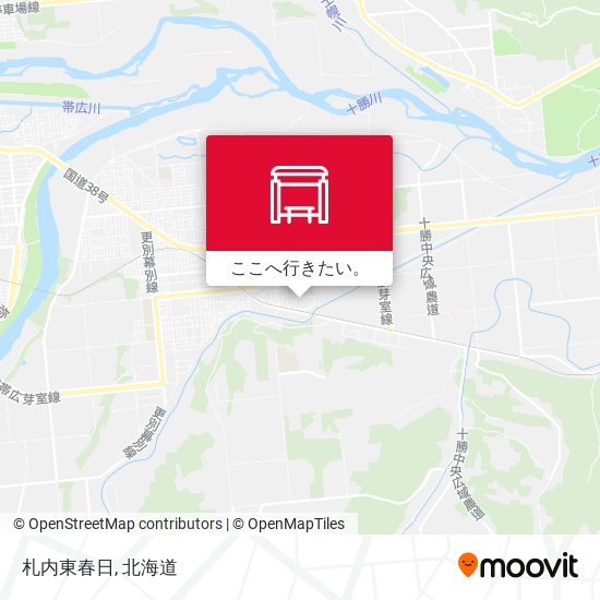 札内東春日地図